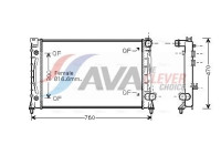 Kylare, motorkylning AIA2158 Ava Quality Cooling