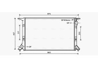 Kylare, motorkylning AIA2331 Ava Quality Cooling