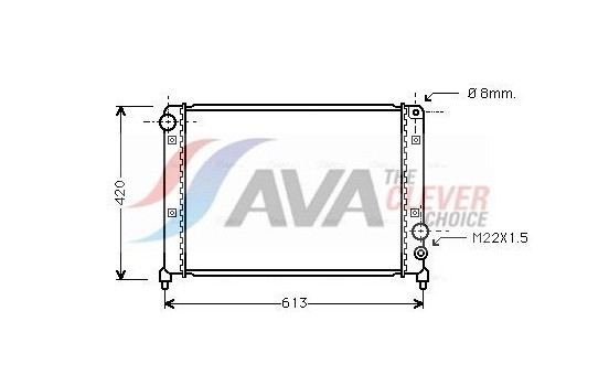 Kylare, motorkylning AL2031 Ava Quality Cooling