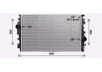 Kylare, motorkylning AL2147 Ava Quality Cooling