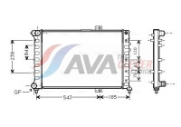Kylare, motorkylning ALA2075 Ava Quality Cooling