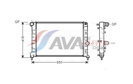 Kylare, motorkylning ALA2083 Ava Quality Cooling