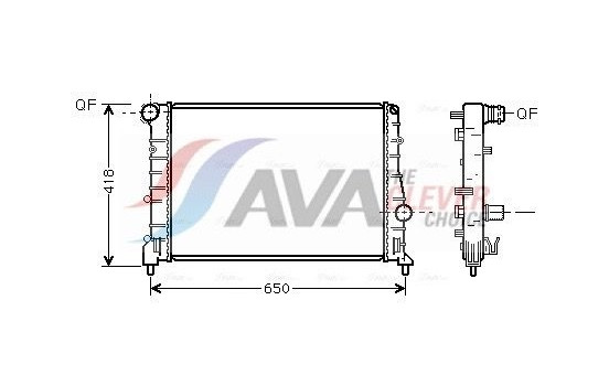 Kylare, motorkylning ALA2084 Ava Quality Cooling