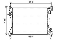 Kylare, motorkylning ALA2117 Ava Quality Cooling