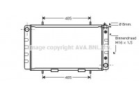 Kylare, motorkylning AU2064 Ava Quality Cooling