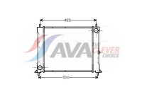 Kylare, motorkylning AU2067 Ava Quality Cooling