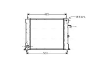 Kylare, motorkylning AU2097 Ava Quality Cooling