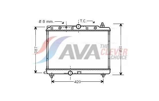 Kylare, motorkylning AU2153 Ava Quality Cooling