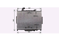 Kylare, motorkylning AU2336 Ava Quality Cooling