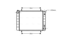 Kylare, motorkylning AUA2084 Ava Quality Cooling