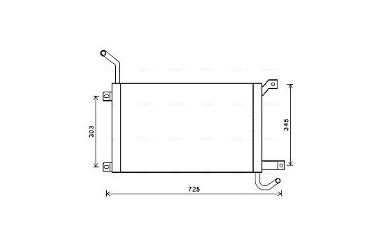 Kylare, motorkylning AUA2224 Ava Quality Cooling