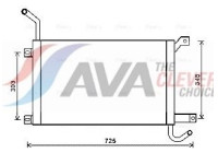 Kylare, motorkylning AUA2224 Ava Quality Cooling