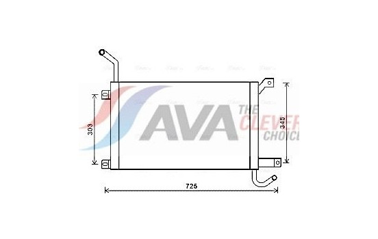 Kylare, motorkylning AUA2224 Ava Quality Cooling