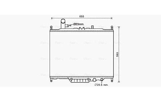 Kylare, motorkylning AUA2225 Ava Quality Cooling