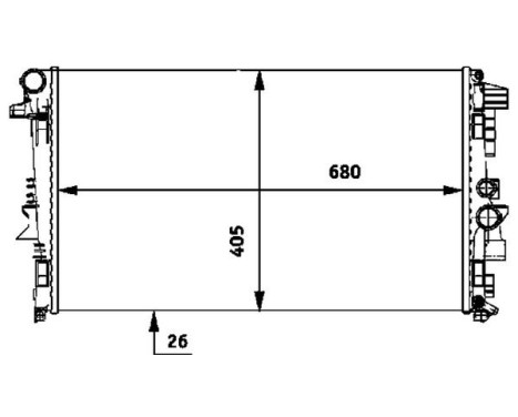 Kylare, motorkylning BEHR *** PREMIUM LINE ***, bild 2