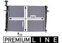 Kylare, motorkylning BEHR *** PREMIUM LINE ***