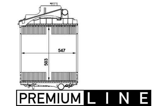 Kylare, motorkylning BEHR *** PREMIUM LINE ***