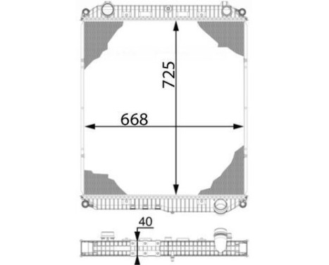 Kylare, motorkylning BEHR *** PREMIUM LINE ***, bild 10