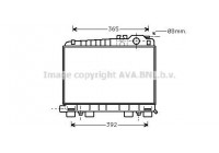 Kylare, motorkylning BW2044 Ava Quality Cooling