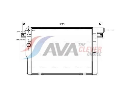 Kylare, motorkylning BW2091 Ava Quality Cooling
