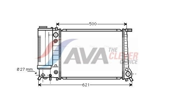 Kylare, motorkylning BW2106 Ava Quality Cooling
