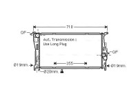 Kylare, motorkylning BW2542 Ava Quality Cooling