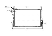 Kylare, motorkylning BWA2233 Ava Quality Cooling
