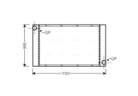 Kylare, motorkylning BWA2287 Ava Quality Cooling