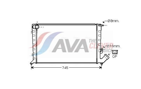 Kylare, motorkylning CN2211 Ava Quality Cooling