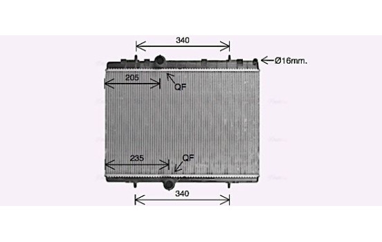 Kylare, motorkylning CN2328 Ava Quality Cooling