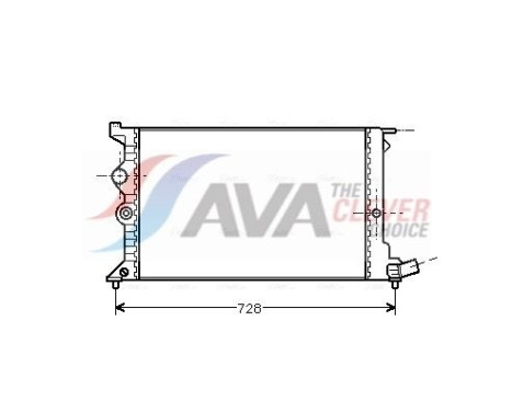 Kylare, motorkylning CNA2072 Ava Quality Cooling