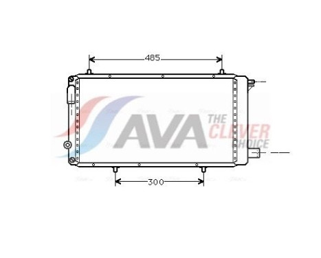 Kylare, motorkylning CNA2073 Ava Quality Cooling