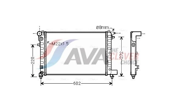Kylare, motorkylning CNA2120 Ava Quality Cooling