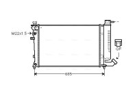 Kylare, motorkylning CNA2135 Ava Quality Cooling