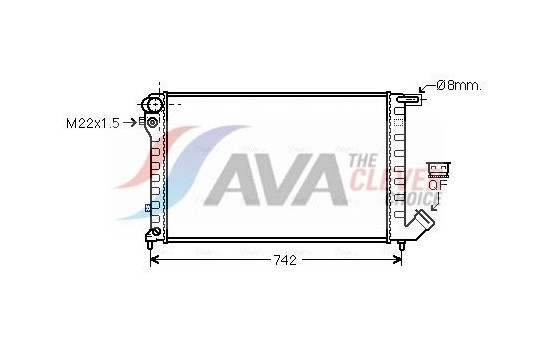 Kylare, motorkylning CNA2159 Ava Quality Cooling