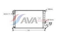Kylare, motorkylning CNA2169 Ava Quality Cooling