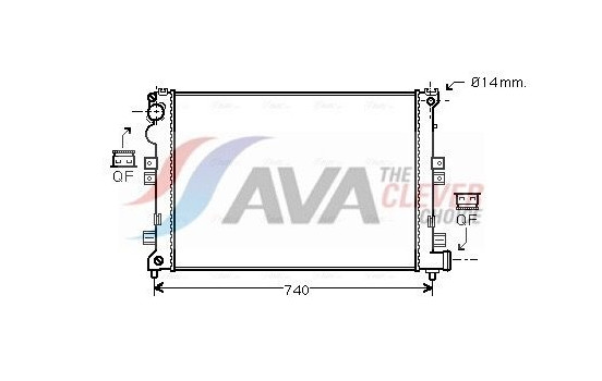 Kylare, motorkylning CNA2208 Ava Quality Cooling