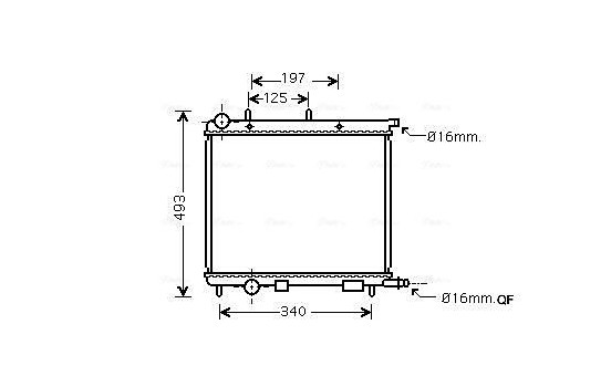 Kylare, motorkylning CNA2227 Ava Quality Cooling