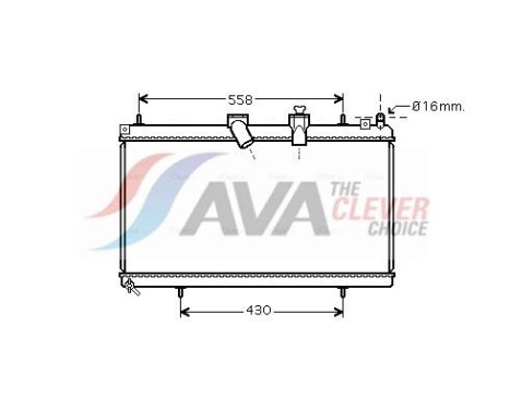 Kylare, motorkylning CNA2229 Ava Quality Cooling