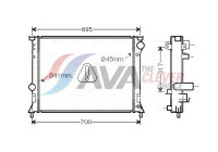 Kylare, motorkylning CR2138 Ava Quality Cooling