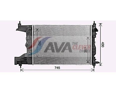 Kylare, motorkylning CT2072 Ava Quality Cooling, bild 2