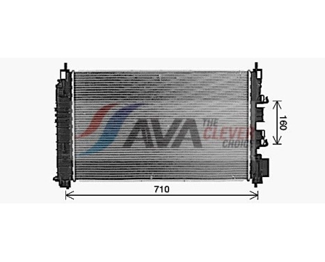 Kylare, motorkylning CT2081 Ava Quality Cooling