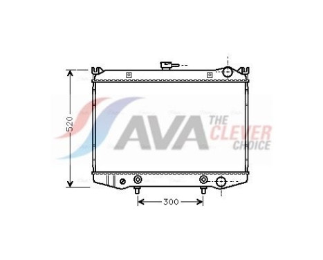 Kylare, motorkylning DN2076 Ava Quality Cooling