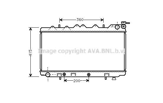 Kylare, motorkylning DN2136 Ava Quality Cooling