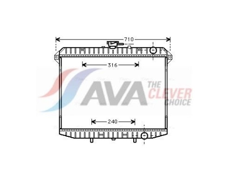 Kylare, motorkylning DN2143 Ava Quality Cooling