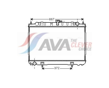 Kylare, motorkylning DN2241 Ava Quality Cooling