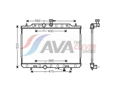 Kylare, motorkylning DN2291 Ava Quality Cooling