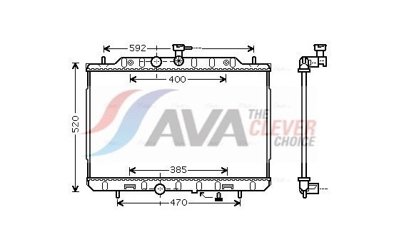 Kylare, motorkylning DN2291 Ava Quality Cooling