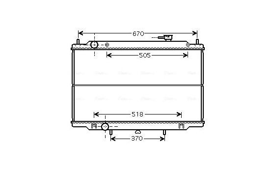 Kylare, motorkylning DN2302 Ava Quality Cooling