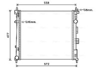 Kylare, motorkylning DN2407 Ava Quality Cooling